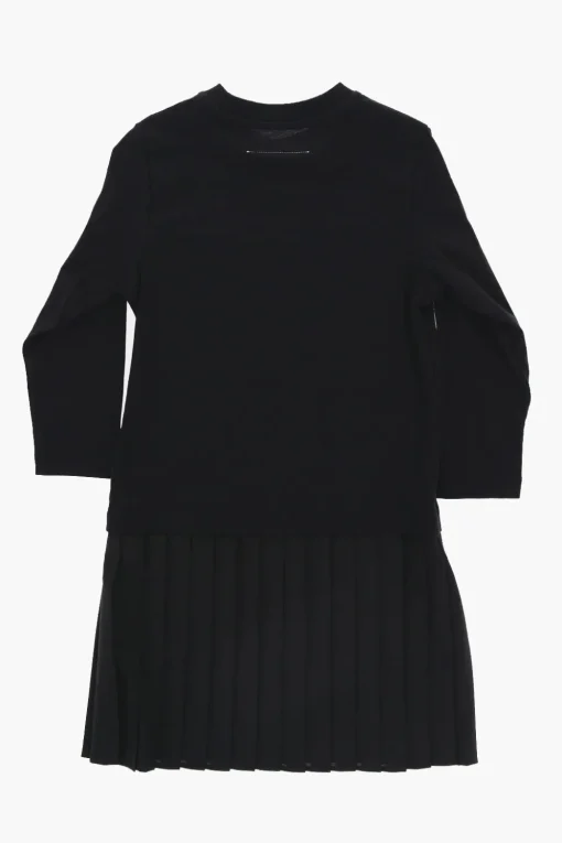 Discount MM6 Vestito A Maniche Lunghe con Pieghe Abbigliamento