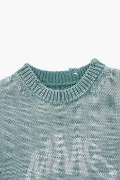 MM6 Vestito in Cotone Leggero Effetto Vintage>Maison Margiela Kids Online