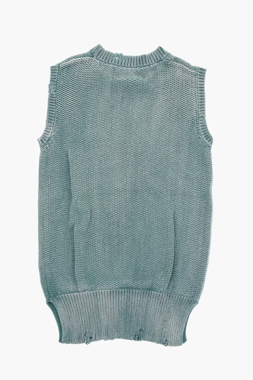 MM6 Vestito in Cotone Leggero Effetto Vintage>Maison Margiela Kids Online