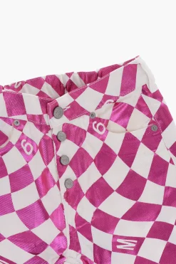 MM6Jeans bicolore con Bottoni Logati>Maison Margiela Kids Hot