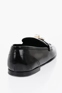 Mocassini ARIOSTO in Pelle Spazzolata con Dettaglio Dorato>Dolce & Gabbana Outlet