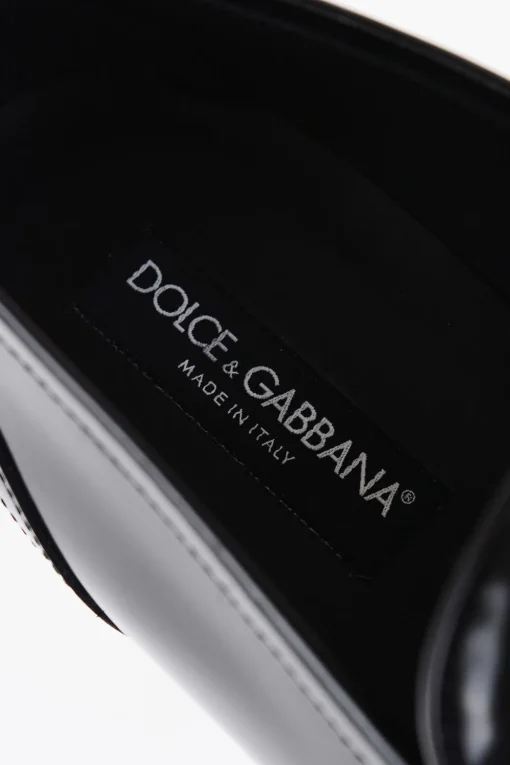Mocassini ARIOSTO in Pelle Spazzolata con Dettaglio Dorato>Dolce & Gabbana Outlet