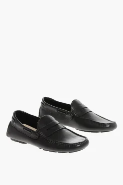 Mocassini Penny in Pelle a Tinta Unita>Corneliani Sale