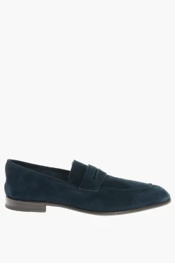 Mocassini Penny L'ASOLA in Suede con Suola in Cuoio></noscript>Ermenegildo Zegna Online