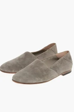 Mocassini Slipper in Camoscio a Tinta Unita>Corneliani Discount