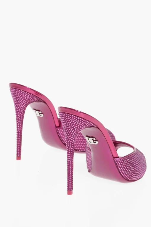 Mules Open Toe KEIRA con Cristalli 12cm>Dolce & Gabbana Discount