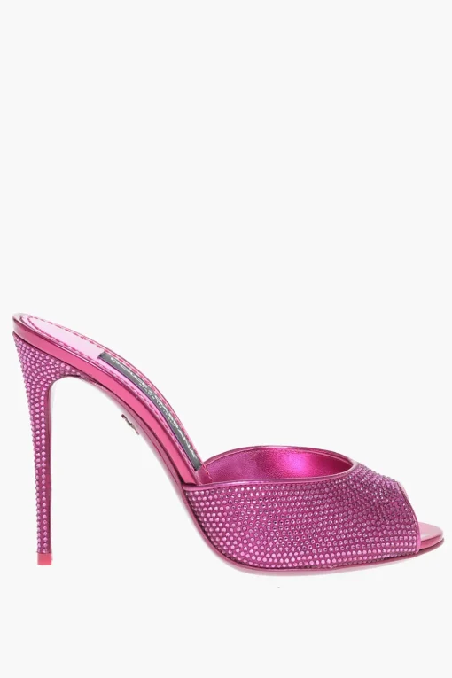 Mules Open Toe KEIRA con Cristalli 12cm>Dolce & Gabbana Discount