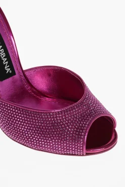 Mules Open Toe KEIRA con Cristalli 12cm></noscript>Dolce & Gabbana Discount