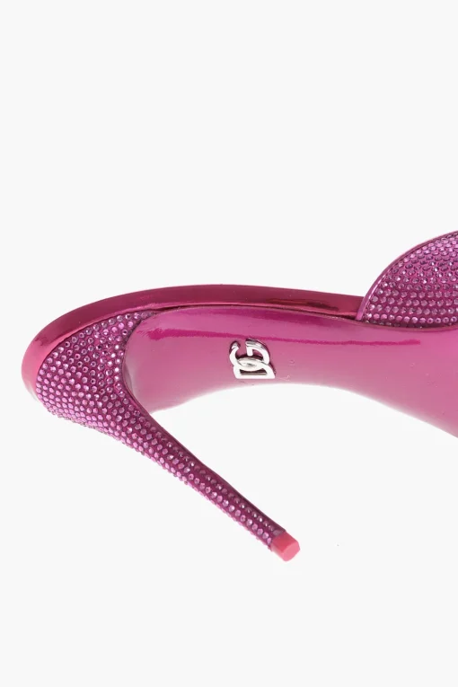 Mules Open Toe KEIRA con Cristalli 12cm>Dolce & Gabbana Discount