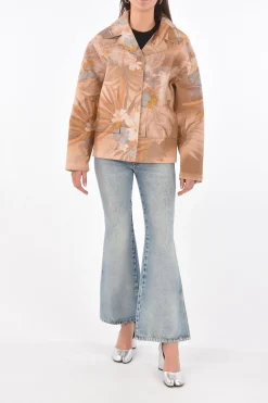 NN0 giacca stampa floreale con interno in pelle></noscript>Maison Margiela Best