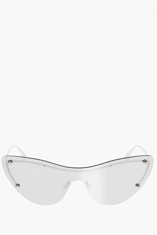 Occhiali da Sole a Spiecchio Full-Lense con Dettaglio Borchiato>Alexander McQueen Best