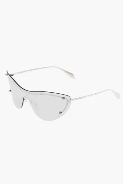 Occhiali da Sole a Spiecchio Full-Lense con Dettaglio Borchiato>Alexander McQueen Best