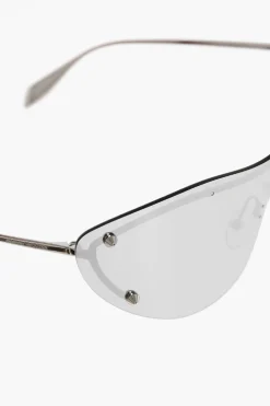 Occhiali da Sole a Spiecchio Full-Lense con Dettaglio Borchiato></noscript>Alexander McQueen Best