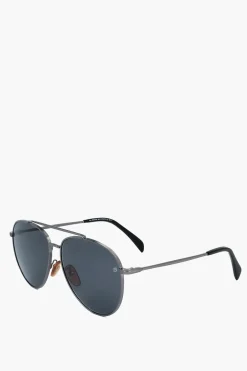 Sale Occhiali da Sole Aviator con Montatura in Metallo Uomo Occhiali Da Sole