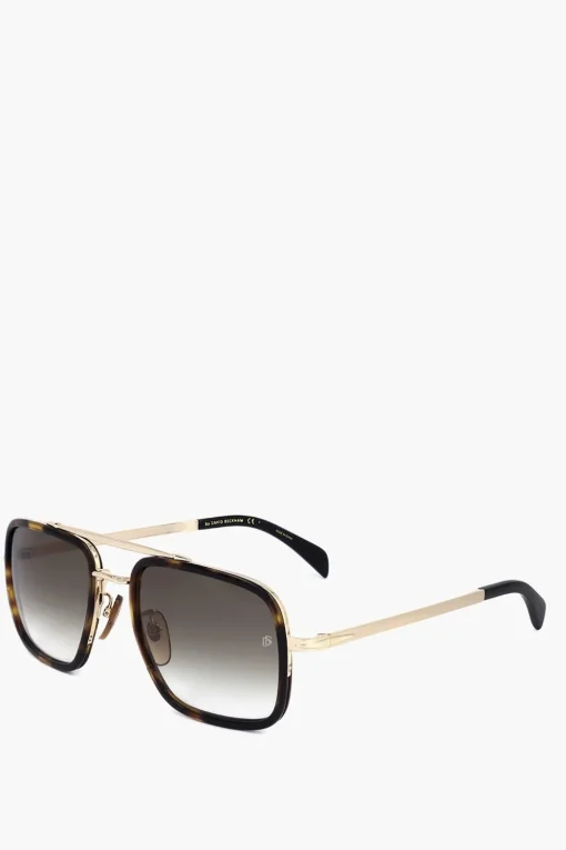 Sale Occhiali da Sole Aviator Tartarugati con Lenti Sfumate Uomo Occhiali Da Sole