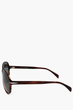 Hot Occhiali da Sole Aviator con Montatura Tartarugata Uomo Occhiali Da Sole