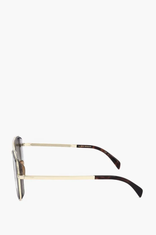 Occhiali da Sole Aviator con Lenti Sfumate>David Beckham Fashion
