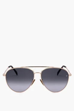 Occhiali da Sole Aviator con Lenti Sfumate>David Beckham Clearance
