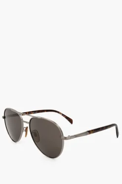 Clearance Occhiali da Sole Aviator con Aste Tartarugate Uomo Occhiali Da Sole
