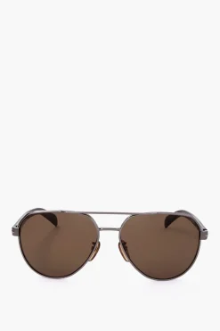 Online Occhiali da Sole Aviator con Montatura in Metallo Uomo Occhiali Da Sole
