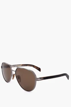 Online Occhiali da Sole Aviator con Montatura in Metallo Uomo Occhiali Da Sole