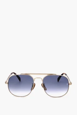 Outlet Occhiali da Sole Aviator con Lenti Sfumate Uomo Occhiali Da Sole