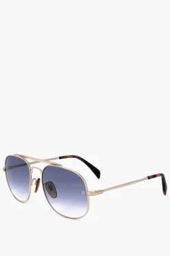 Outlet Occhiali da Sole Aviator con Lenti Sfumate Uomo Occhiali Da Sole