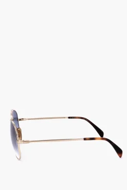 Outlet Occhiali da Sole Aviator con Lenti Sfumate Uomo Occhiali Da Sole