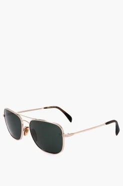 Clearance Occhiali da Sole Aviator con Montatura in Metallo Uomo Occhiali Da Sole