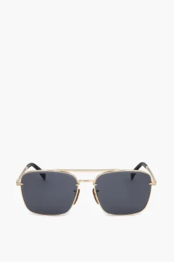 Online Occhiali da Sole Aviator con Lenti Sfumate Uomo Occhiali Da Sole