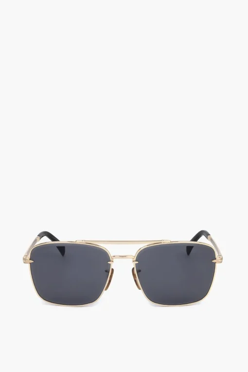 Online Occhiali da Sole Aviator con Lenti Sfumate Uomo Occhiali Da Sole