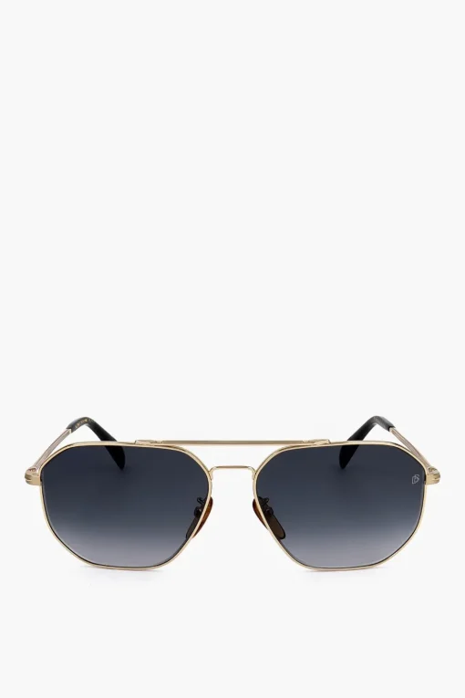Occhiali da Sole Aviator con Lenti Sfumate>David Beckham Sale