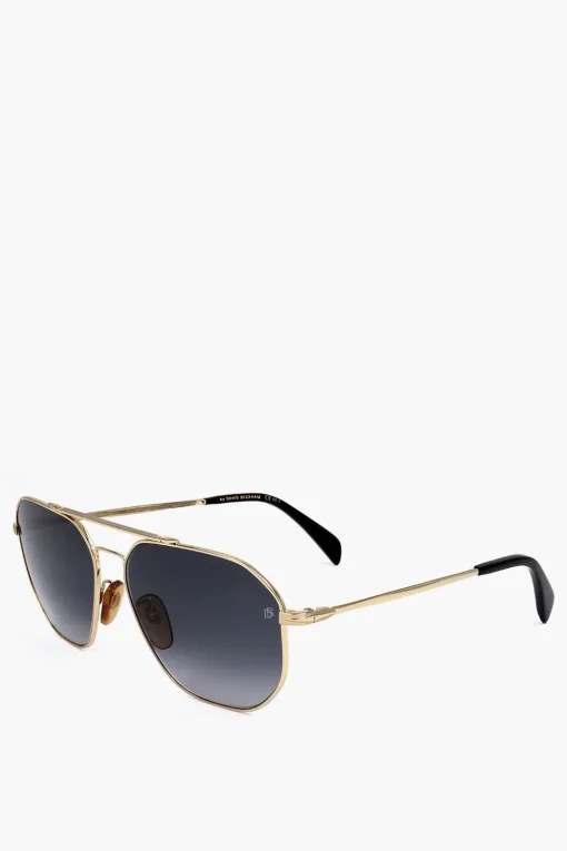 Occhiali da Sole Aviator con Lenti Sfumate>David Beckham Sale