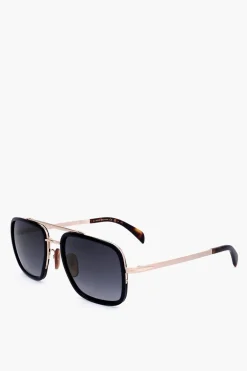 Online Occhiali da Sole Aviator con Montatura in Plastica e Metallo Uomo Occhiali Da Sole