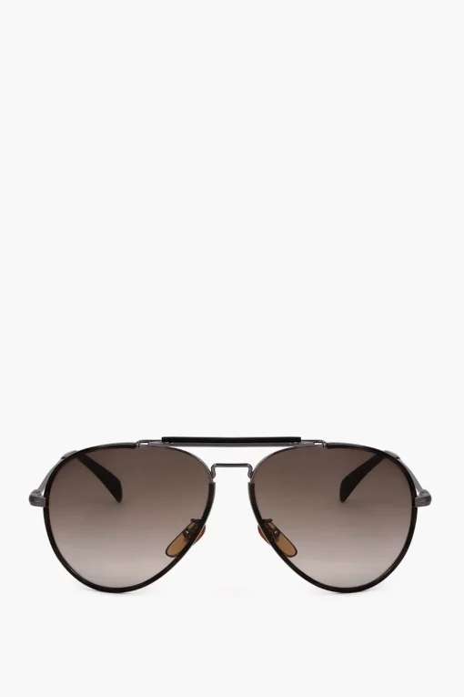 Occhiali da Sole Aviator con Lenti Sfumate>David Beckham Sale