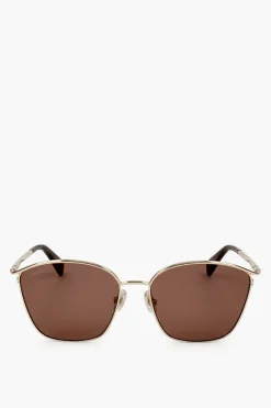 Occhiali da Sole Clubmaster con Montatura in Metallo>Max Mara New