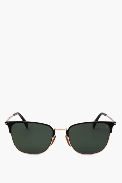 Clearance Occhiali da Sole Clubmaster con Montatura in Metallo Uomo Occhiali Da Sole