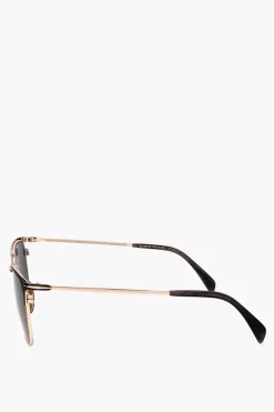 Clearance Occhiali da Sole Clubmaster con Montatura in Metallo Uomo Occhiali Da Sole