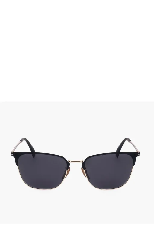 Occhiali da Sole Clubmaster con Montatura in Metallo>David Beckham Online