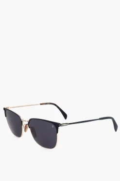 Occhiali da Sole Clubmaster con Montatura in Metallo>David Beckham Online