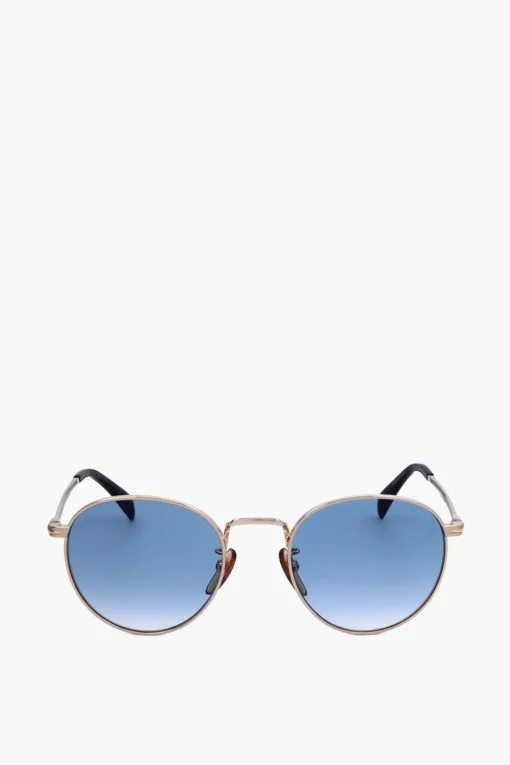 Occhiali da Sole con Montatura in Metallo e Lenti Sfumate>David Beckham Discount