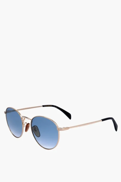 Occhiali da Sole con Montatura in Metallo e Lenti Sfumate>David Beckham Discount