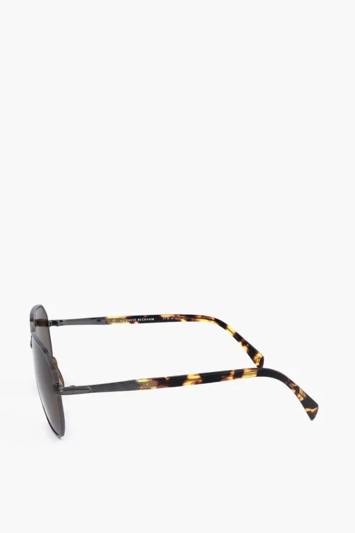 New Occhiali da Sole in Metallo con Aste Tartarugate Uomo Occhiali Da Sole