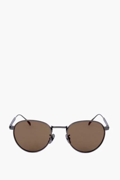 Occhiali da Sole in Metallo con Lenti Aranciate>David Beckham Best