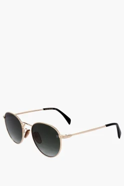 Clearance Occhiali da Sole Oval con Lenti Sfumate Uomo Occhiali Da Sole