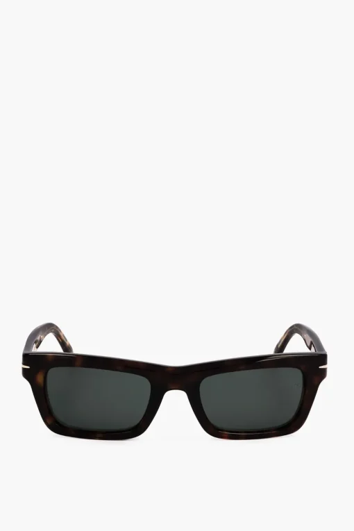 Occhiali da Sole Rectangular con Montatura Tartarugata>David Beckham Outlet