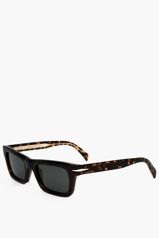 Occhiali da Sole Rectangular con Montatura Tartarugata>David Beckham Outlet