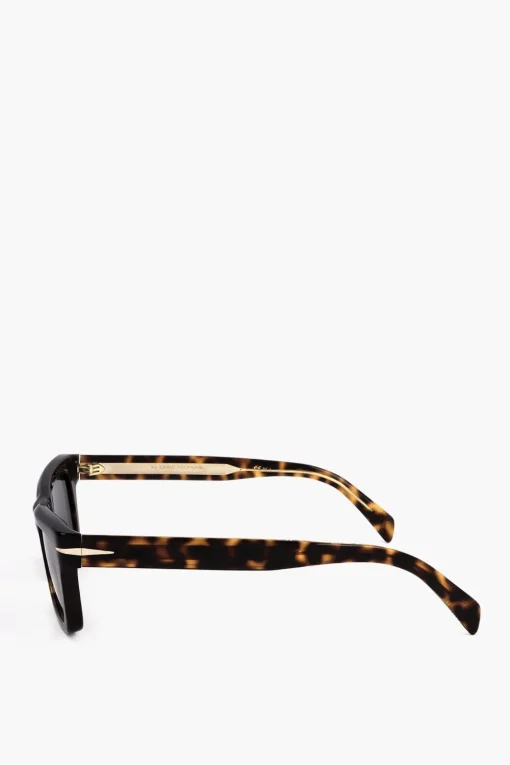 Occhiali da Sole Rectangular con Montatura Tartarugata>David Beckham Outlet