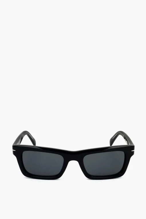 Clearance Occhiali da Sole Rectangular con Lenti Monocromo Uomo Occhiali Da Sole