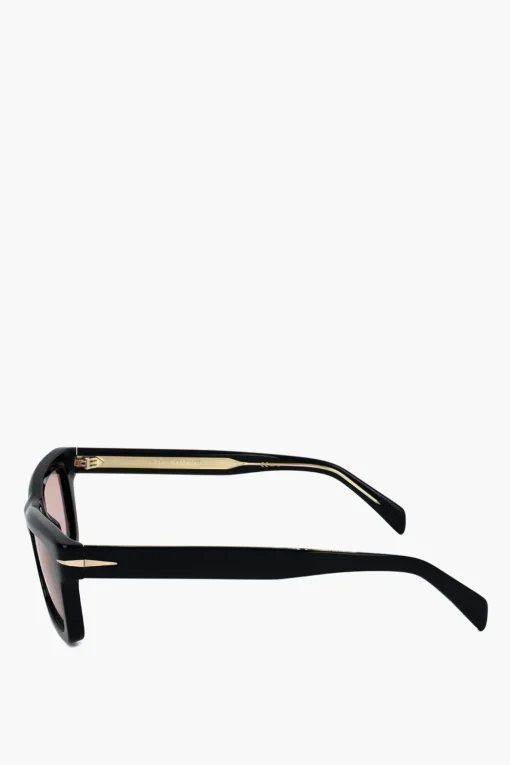 Occhiali da Sole Rectangular con Lenti Rosate>David Beckham Sale